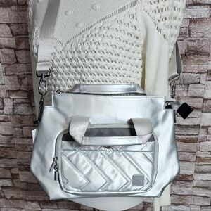 IHK WIP THE MINI TOTE ENCORE  SILVER METALLIC Women's Bag